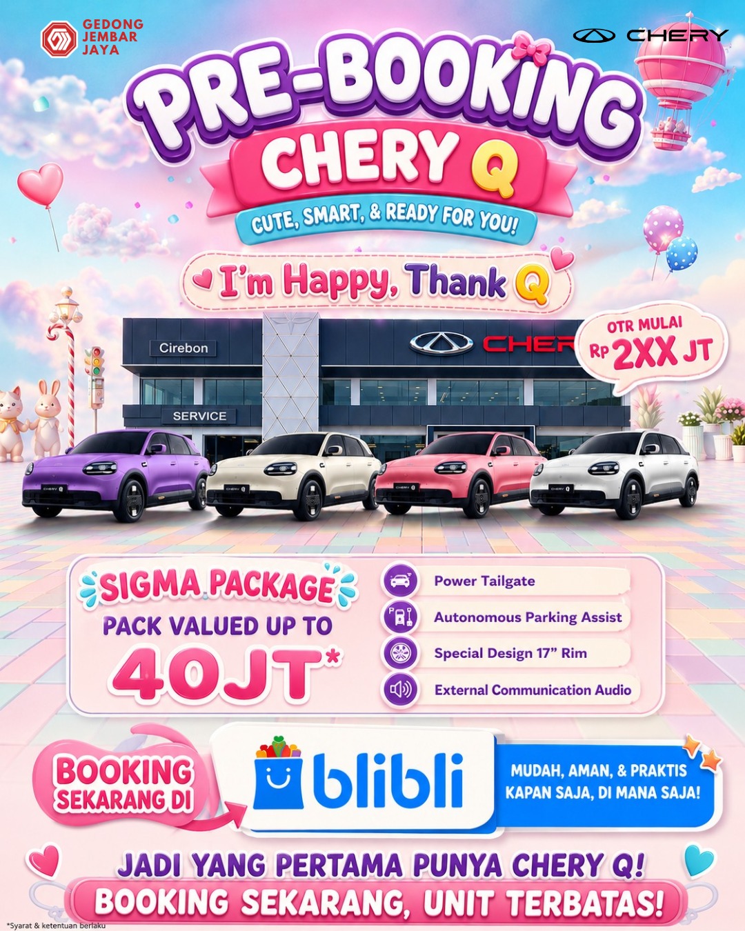 Promo Pre-Booking Chery Q